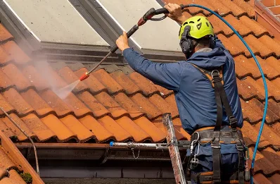 Démoussage et hydrofuge de toiture à Chaspinhac